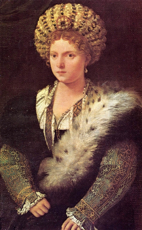 Portrait of Isabella d'Este Gonzaga of Mantua by Titian